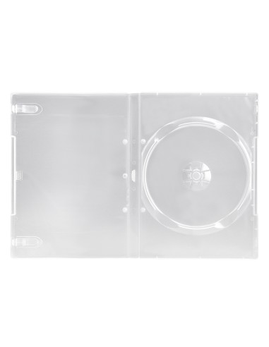 Caja dvd q-connect transparente pack de 5 unidades