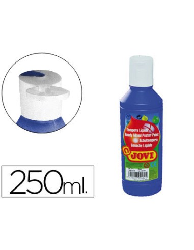 Tempera liquida jovi escolar 250 ml azul ultramar