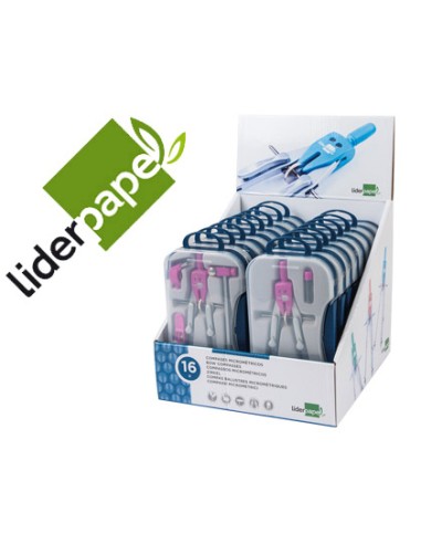 Compas liderpapel con adapatador alargadera y...