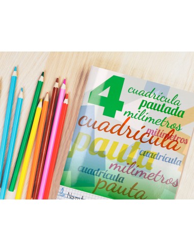 Libreta liderpapel pautaguia tapa cartoncillo...