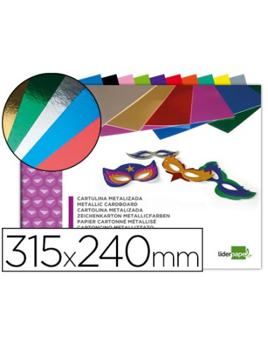 Bloc trabajos manuales liderpapel cartulina...