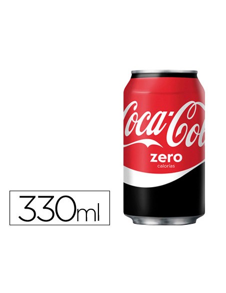 Refresco coca-cola zero lata 330 ml