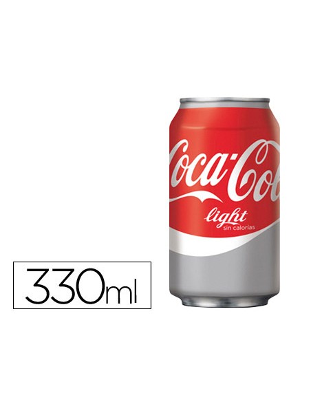 Refresco coca-cola light lata 330 ml
