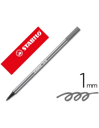Rotulador stabilo acuarelable pen 68 gris...