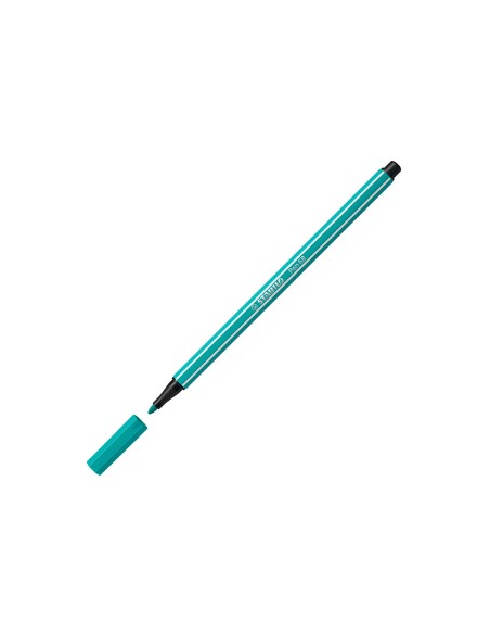 Rotulador stabilo acuarelable pen 68 verde hielo punta gruesa 1mm