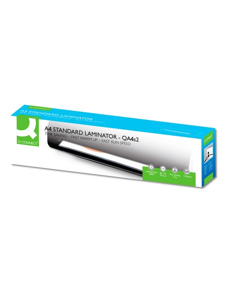 Plastificadora q-connect kf17001 din a4 estandar 2 rodillos
