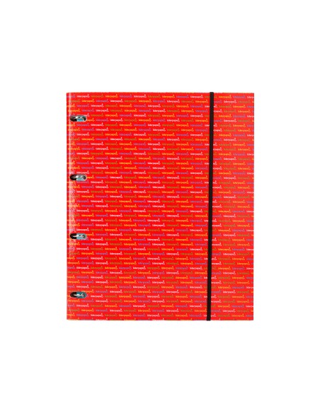 Carpeta con recambio liderpapel a4 cuadro 5mm forrada 4 anillas 20mm colores surtidos