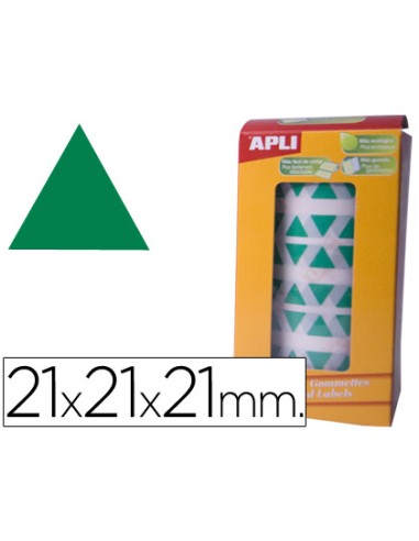 Gomets autoadhesivos triangulares 21x21x21 mm...
