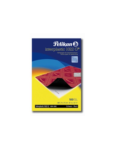 Papel carbon pelikan negro interplastic din a4...