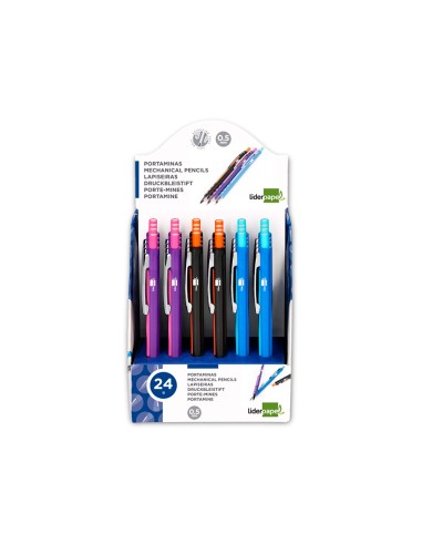 Portaminas liderpapel 0,5 mm colores surtidos