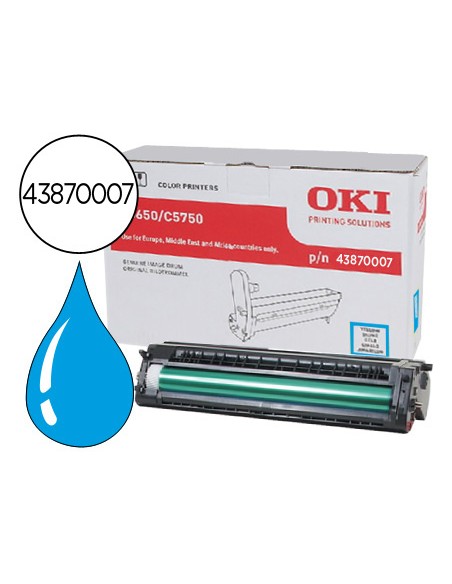 Tambor oki c5650/5750 cian 20000 paginas