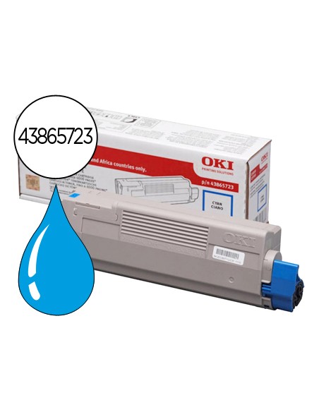 Toner oki c5850/5950/mc560 cian -6000pag- type c11