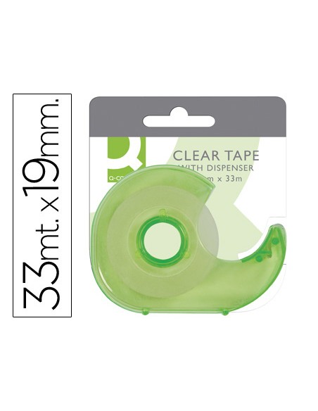Miniportarrollo q-connect para cinta de 33 m x 19 mm