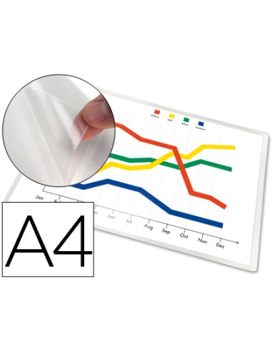 Funda autoadhesiva q-connect din a4 210x297mm...