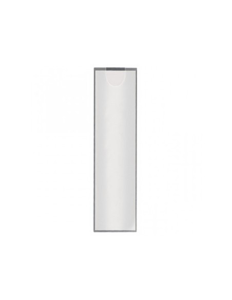 Funda autoadhesiva q-connect para lomo de carpeta 55x102mmpack de 6 unidades