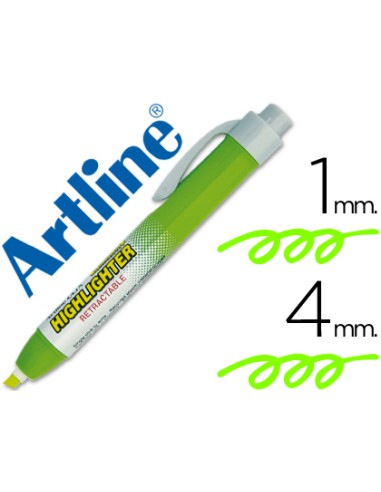 Rotulador artline clix fluorescente ek-63 verde...