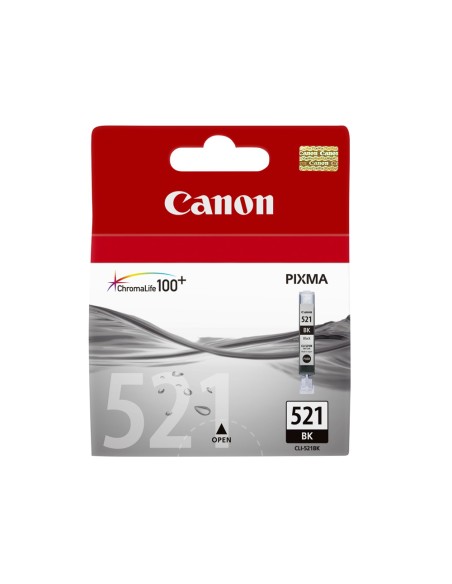 Ink-jet canon cli-521bk negro pixma mp620/630/980 ip3600/4600