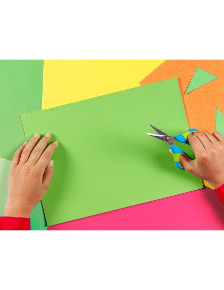 Papel color liderpapel din a4 75 gr neon 4 colores surtidos paquete de 500 hojas