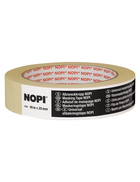 Cinta adhesiva tesa para pintar nopi 45 m x 25 mm