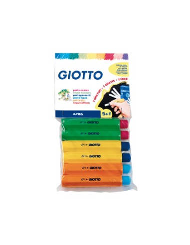 Portatizas plastico giotto blister de 5+1 de...