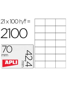 Etiqueta adhesiva apli 1276...