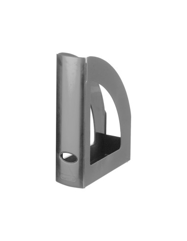 Revistero plastico q-connect gris opaco