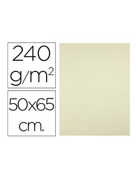 Cartulina liderpapel 50x65 cm 240g/m2 amarillo