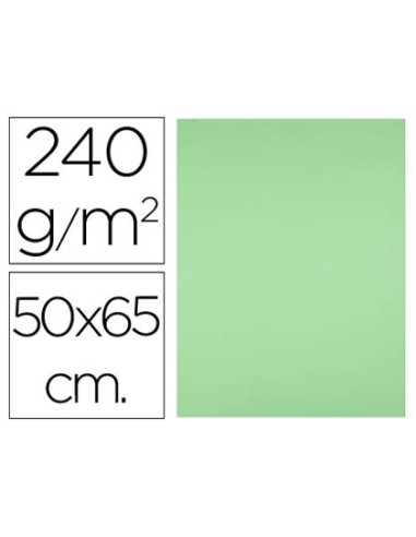 Cartulina liderpapel 50x65 cm 240g/m2 verde...