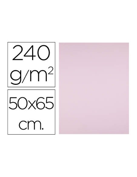 Cartulina liderpapel 50x65 cm 240g/m2 rosa