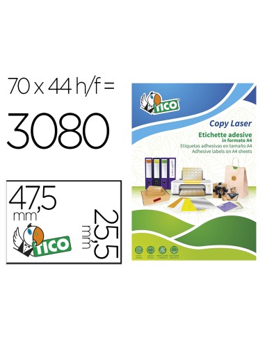 Etiqueta adhesiva tico amarill o fluorescentes...