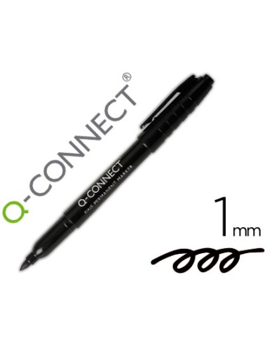 Rotulador q-connect para cd/dvd punta fibra...