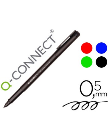 Rotulador q-connect retroproyeccion punta fibra...