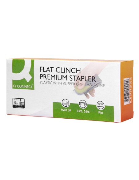 Grapadora q-connect kf00992 plastico capacidad 30 hojas