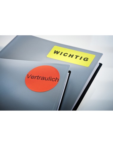 Etiqueta adhesiva tico verde f luorescentes...