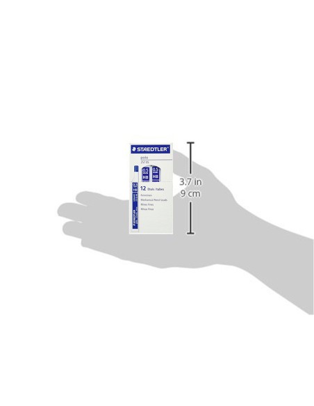 Minas staedtler grafito 0,5 mm hb polo 257 tubo con 12 minas