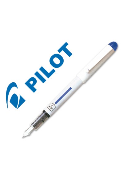 Pluma pilot v pen blanco desechable azul svpn-4wl