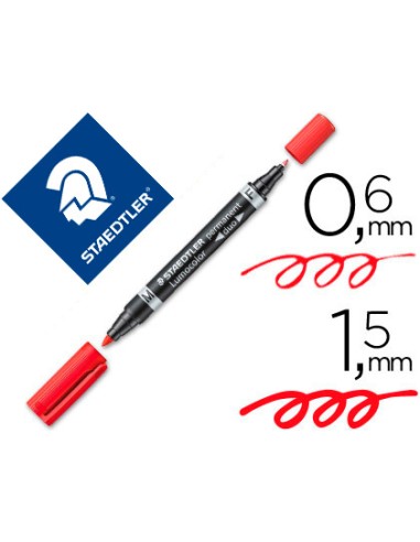 Rotulador staedtler lumocolor permanente duo...
