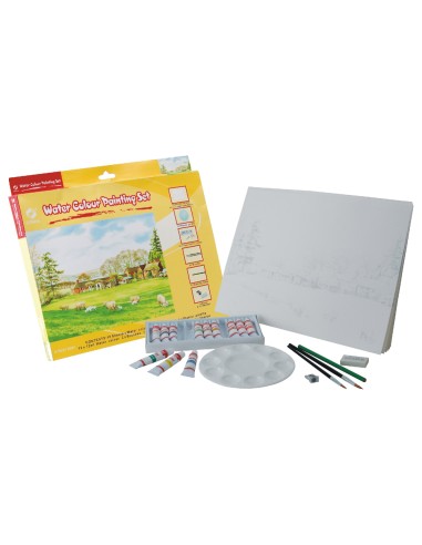 Set acuarela liderpapel contiene 10 laminas...