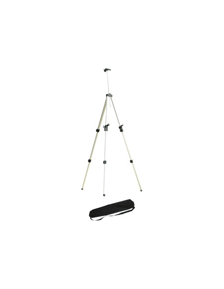 Caballete pintor liderpapel aluminio soporte para lienzo de 94 cm con bolsa transporte 98x91x180 cm