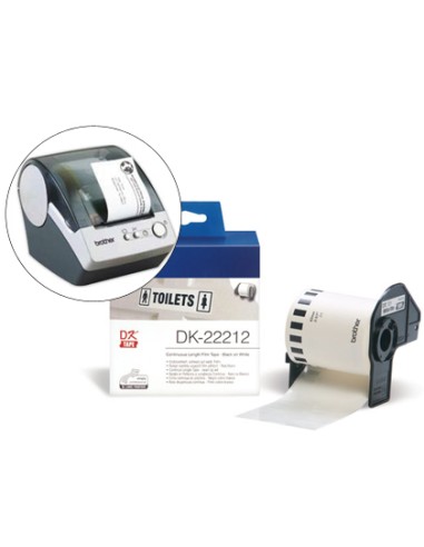 Etiqueta brother dk22212 cinta plastica...