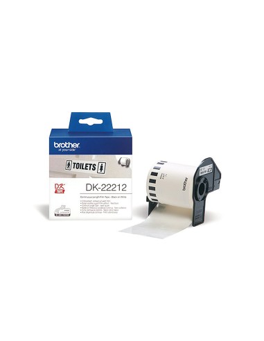 Etiqueta brother dk22212 cinta plastica...