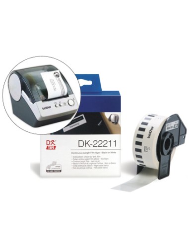 Etiqueta brother dk22211 cinta plastica...