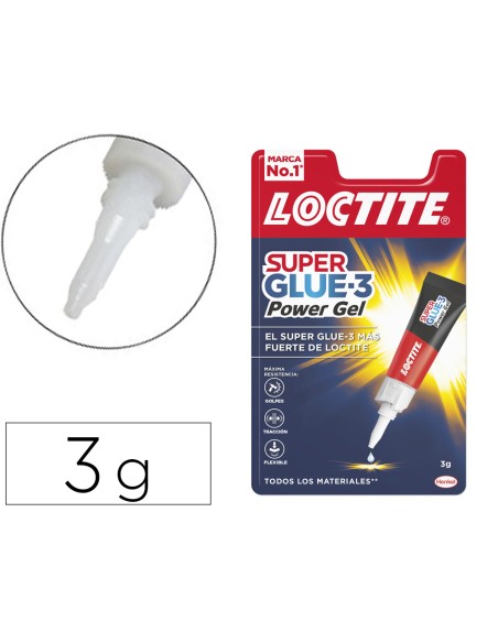Pegamento loctite power gel 3 g adhesivo instantaneo unidad