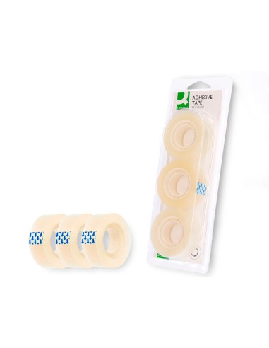 Cinta adhesiva q-connect 33 m x 19 mm blister...