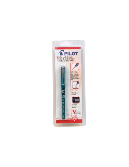 Rotulador pilot v-5 azul blister de 1 unidad