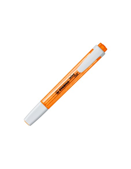 Rotulador stabilo marcador fluorescente swing cool naranja