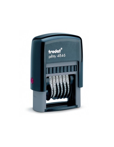 Numerador trodat manual 6 bandas 4 mm