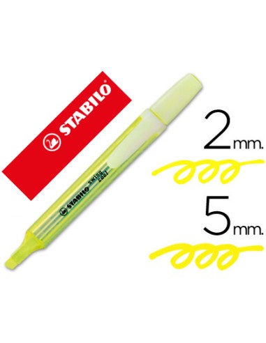 Rotulador stabilo marcador fluorescente swing...