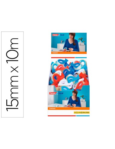 Cinta adhesiva tesa standard con dispensador 10...