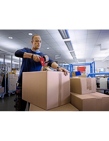 Cinta adhesiva tesa marron polipropileno 66 m x...